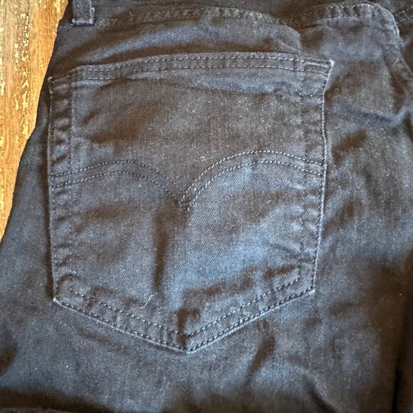 Men’s Levi’s 527 Slim Bootcut Denim Jeans Wide Leg Flare Black, 32W x 29L - Picture 8 of 12
